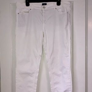 Premium Denim Straight White Jeans EU 46